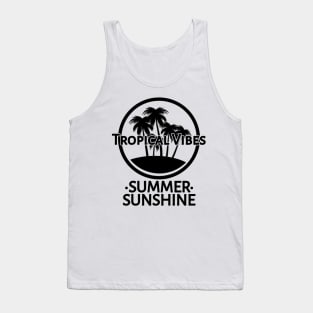 Tropical Vibes At Summer Sunshine Tank Top